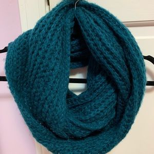 F21 Teal Infinity Scarf